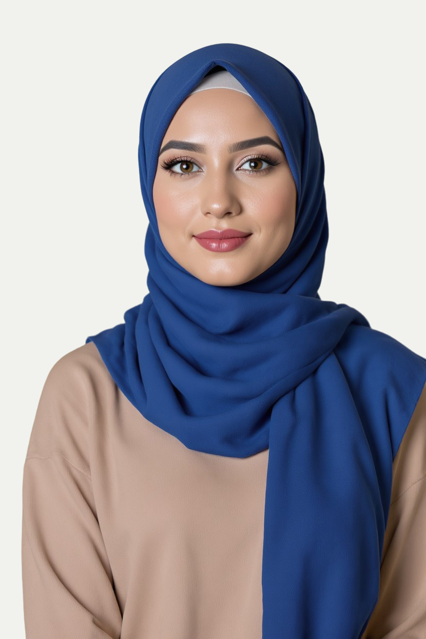 Midnight Blue hijab – lifestyle – Najatique