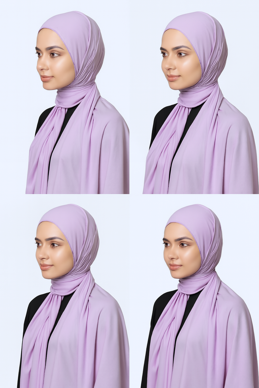 Premium Jersey Hijab – Blossom Lilac (Lila Bloesem)