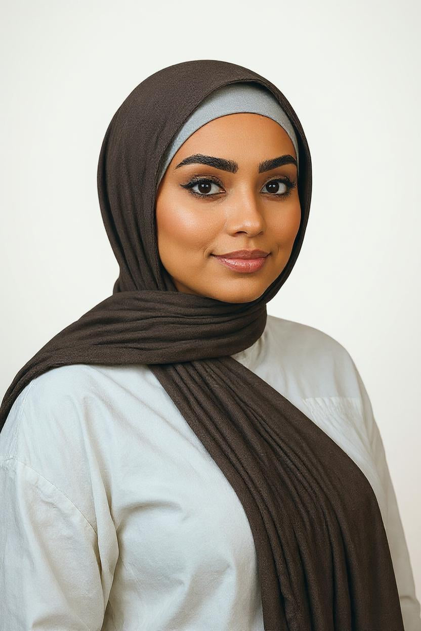 Jersey Hijab – Donker Grijs (Smokey Grey)