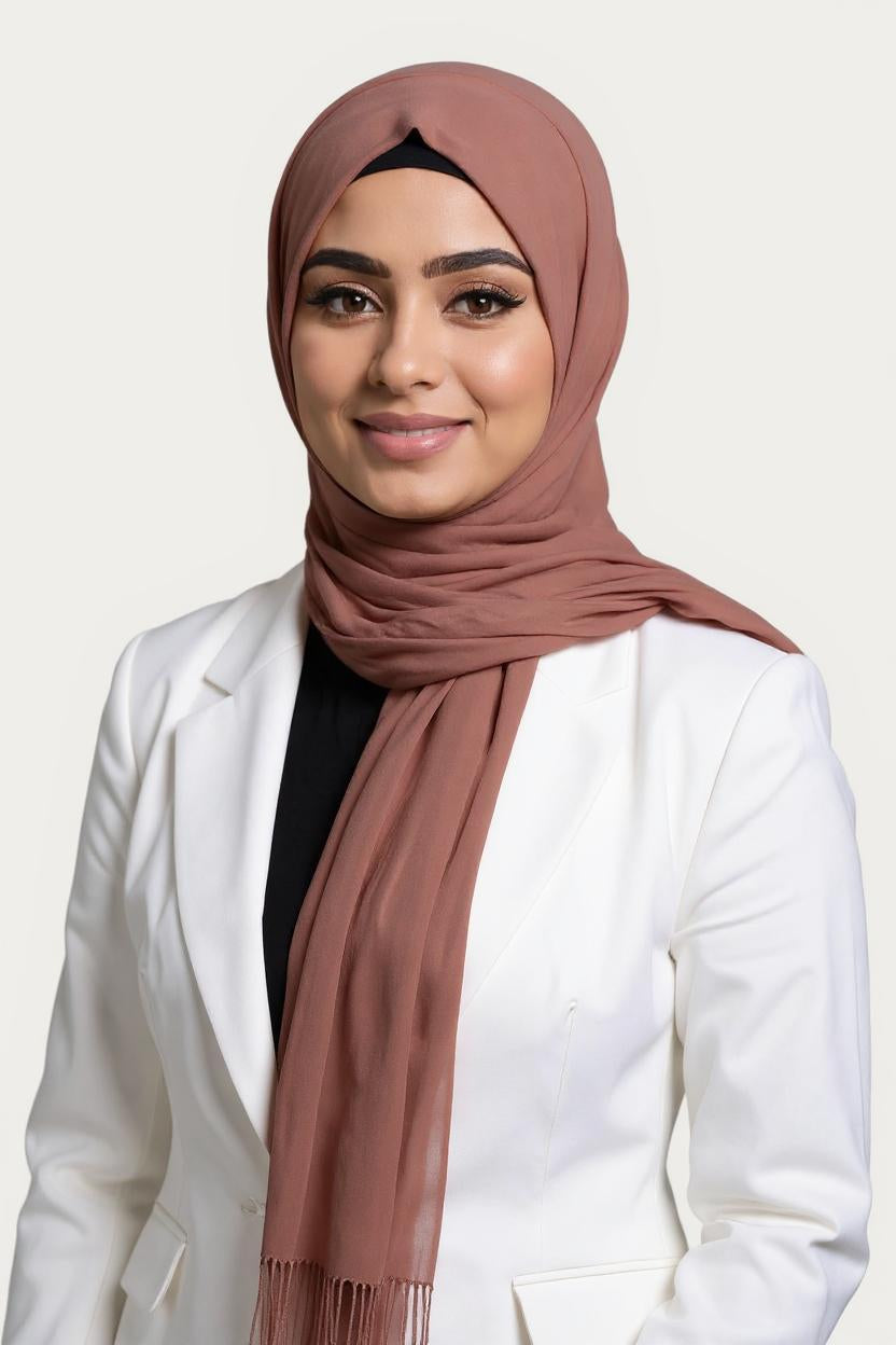 Jersey Hijab – Zacht Taupe (Blush Taupe)