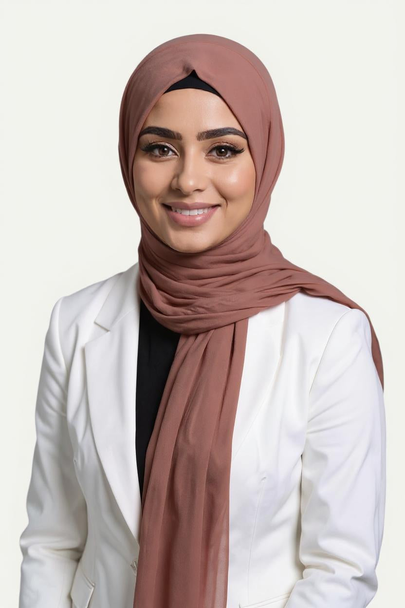 Jersey Hijab – Zacht Taupe (Blush Taupe)