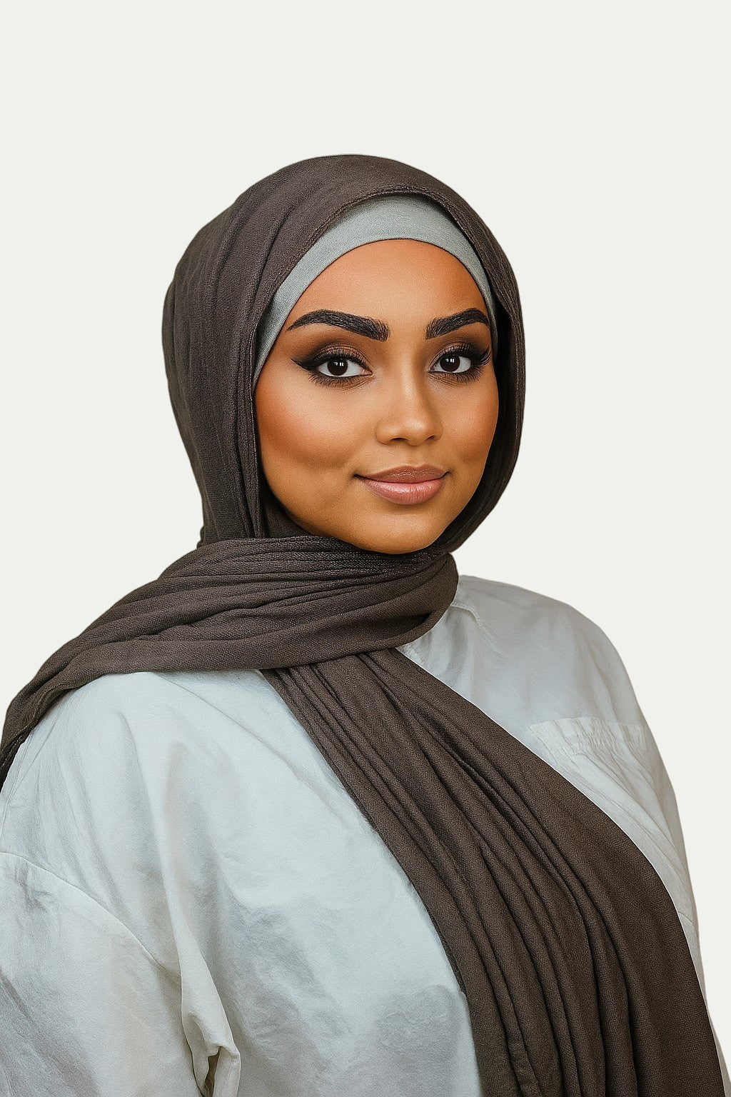 Jersey Hijab – Donker Grijs (Smokey Grey)